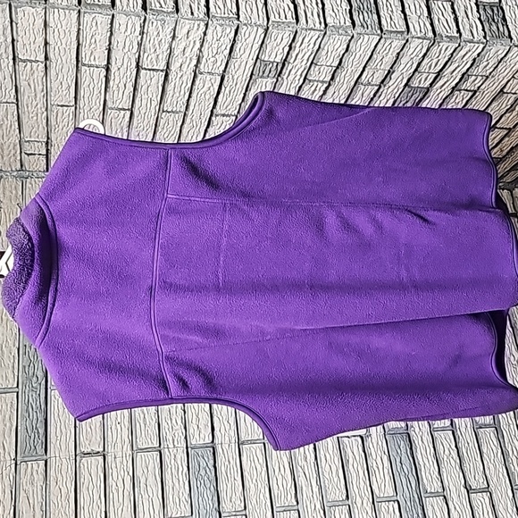 Denim & Co Zip Up Fleece Vest 2X Purple Warm! - Picture 5 of 8
